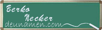 Berko Necker Visitenkarte